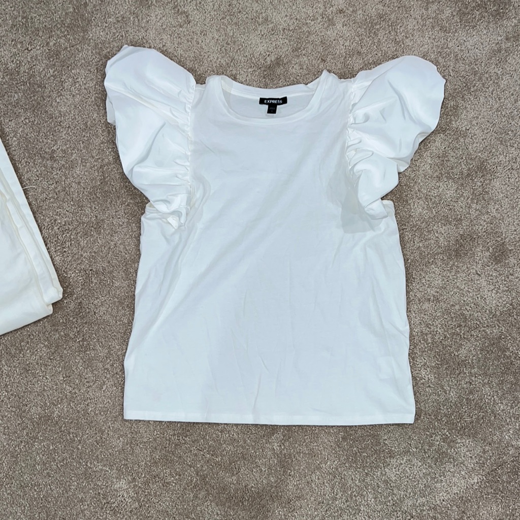 Woman White Top